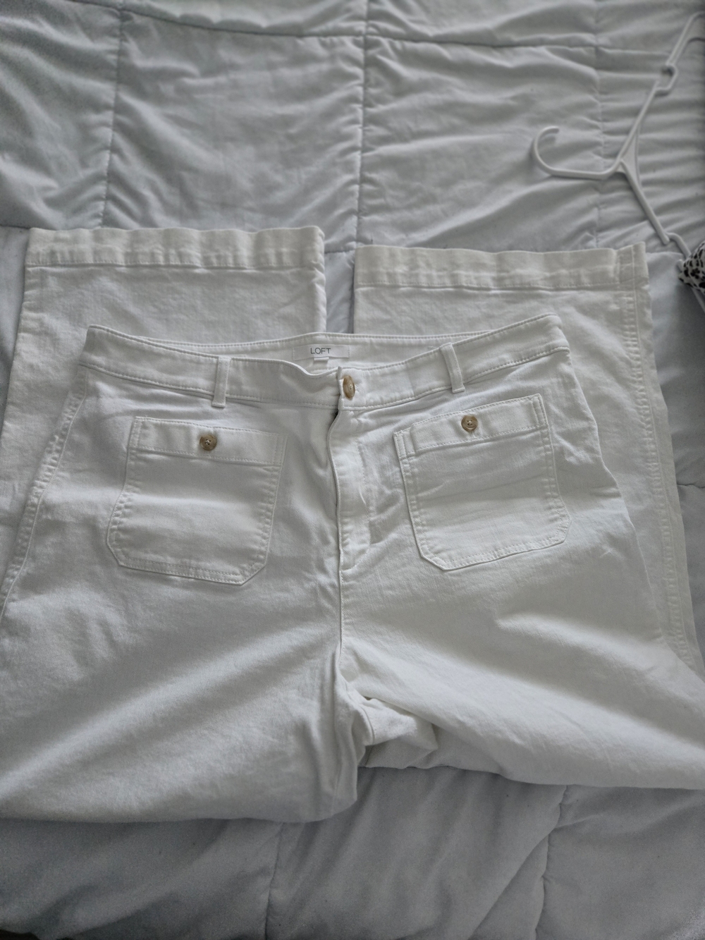 LOFT White Straight-Leg Women's Jeans